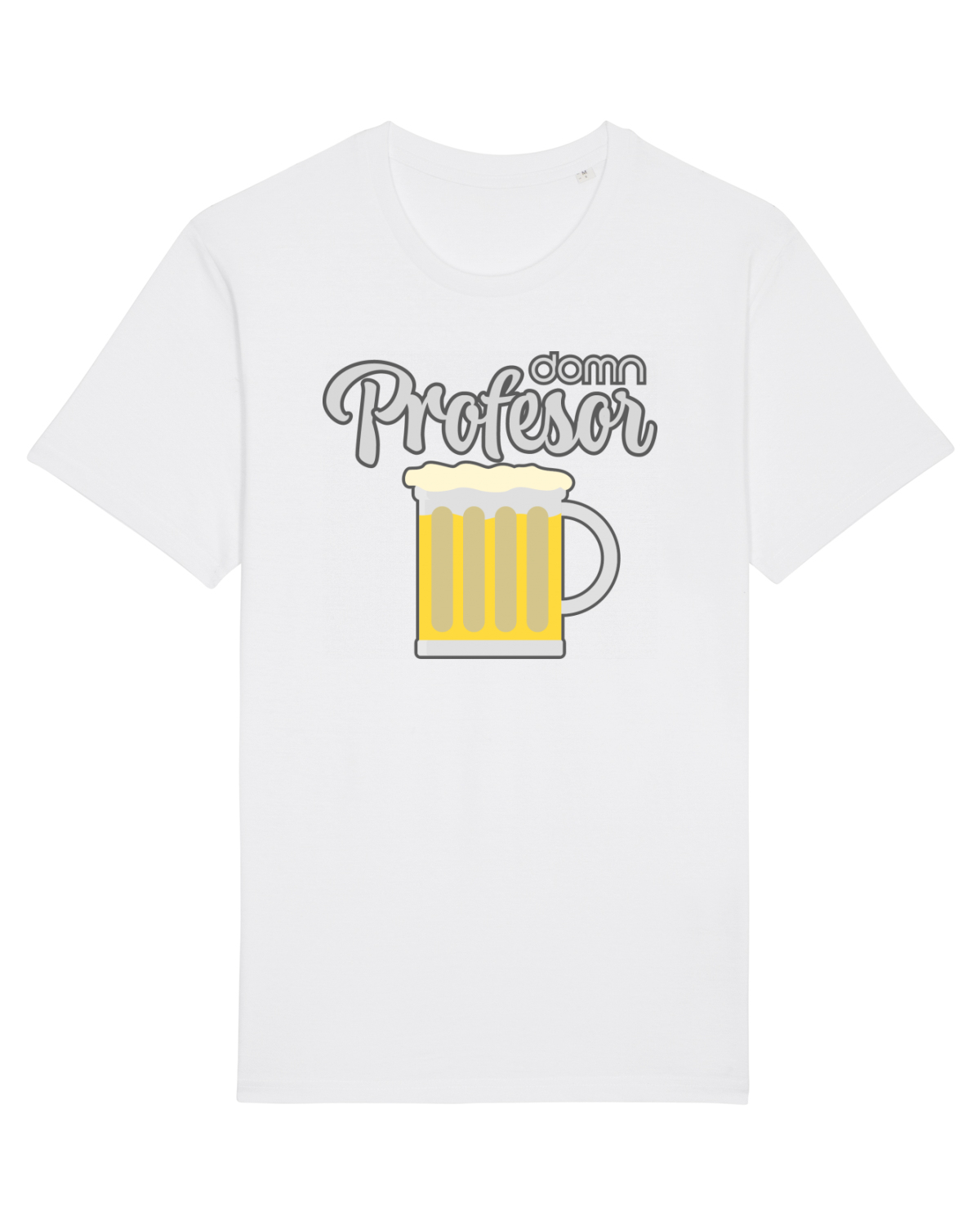 Tricou mânecă scurtă Unisex Rocker White