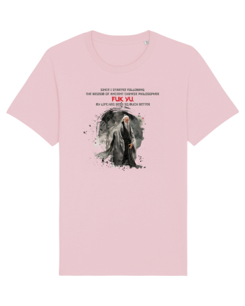 Ancient chinese philosopher FUK YU  Cotton Pink