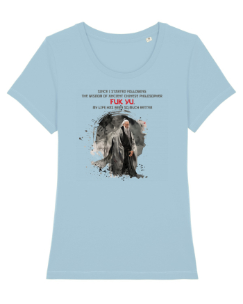 Ancient chinese philosopher FUK YU  2 Sky Blue