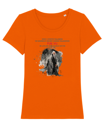 Ancient chinese philosopher FUK YU  2 Bright Orange