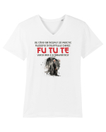 Inteleptul chinez PHU TU TE :D Tricou mânecă scurtă guler V Bărbat Presenter