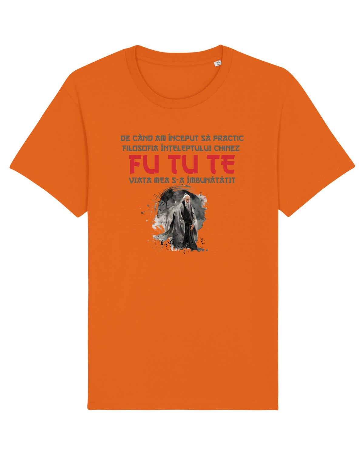 Tricou mânecă scurtă Unisex Rocker Bright Orange