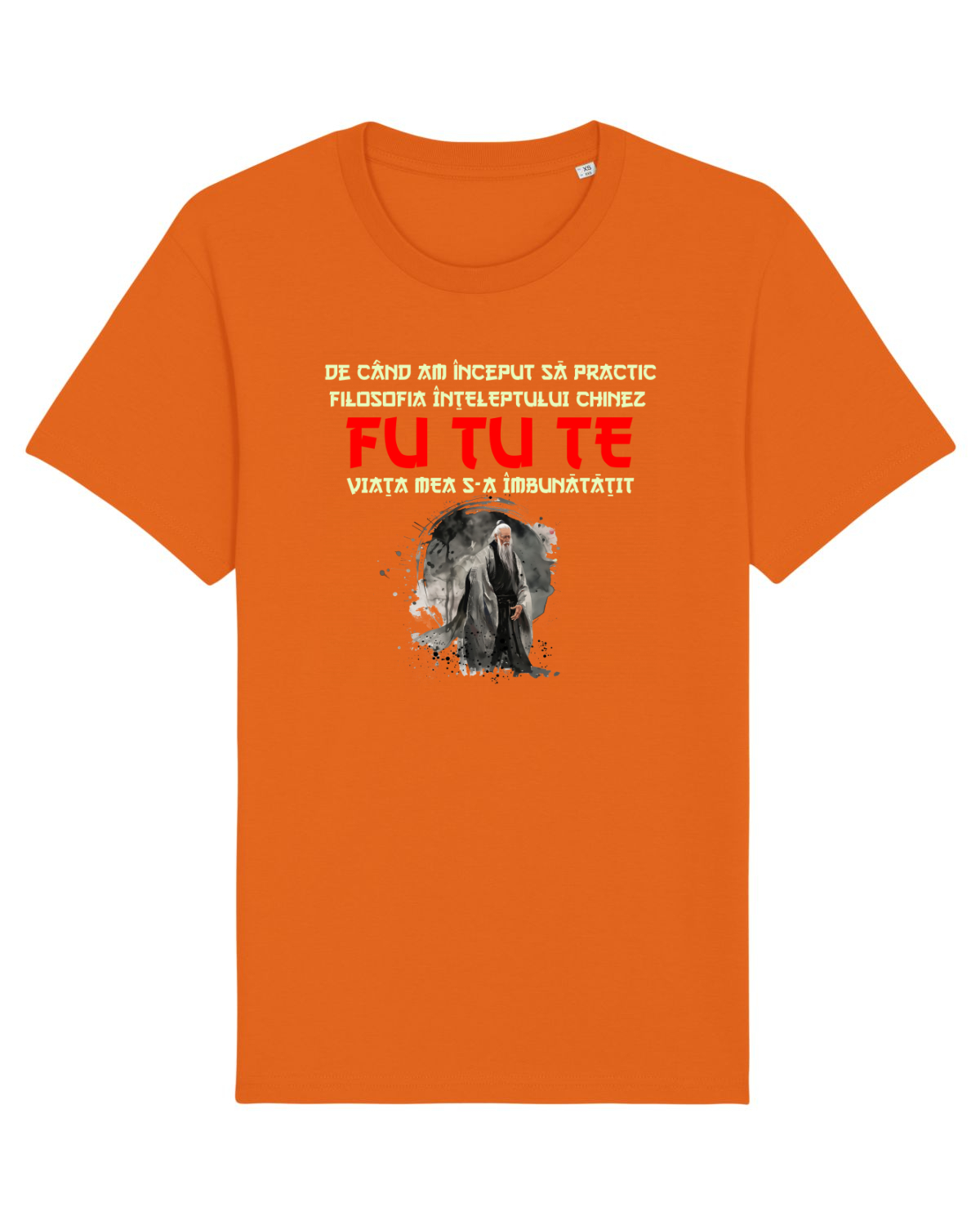 Tricou mânecă scurtă Unisex Rocker Bright Orange