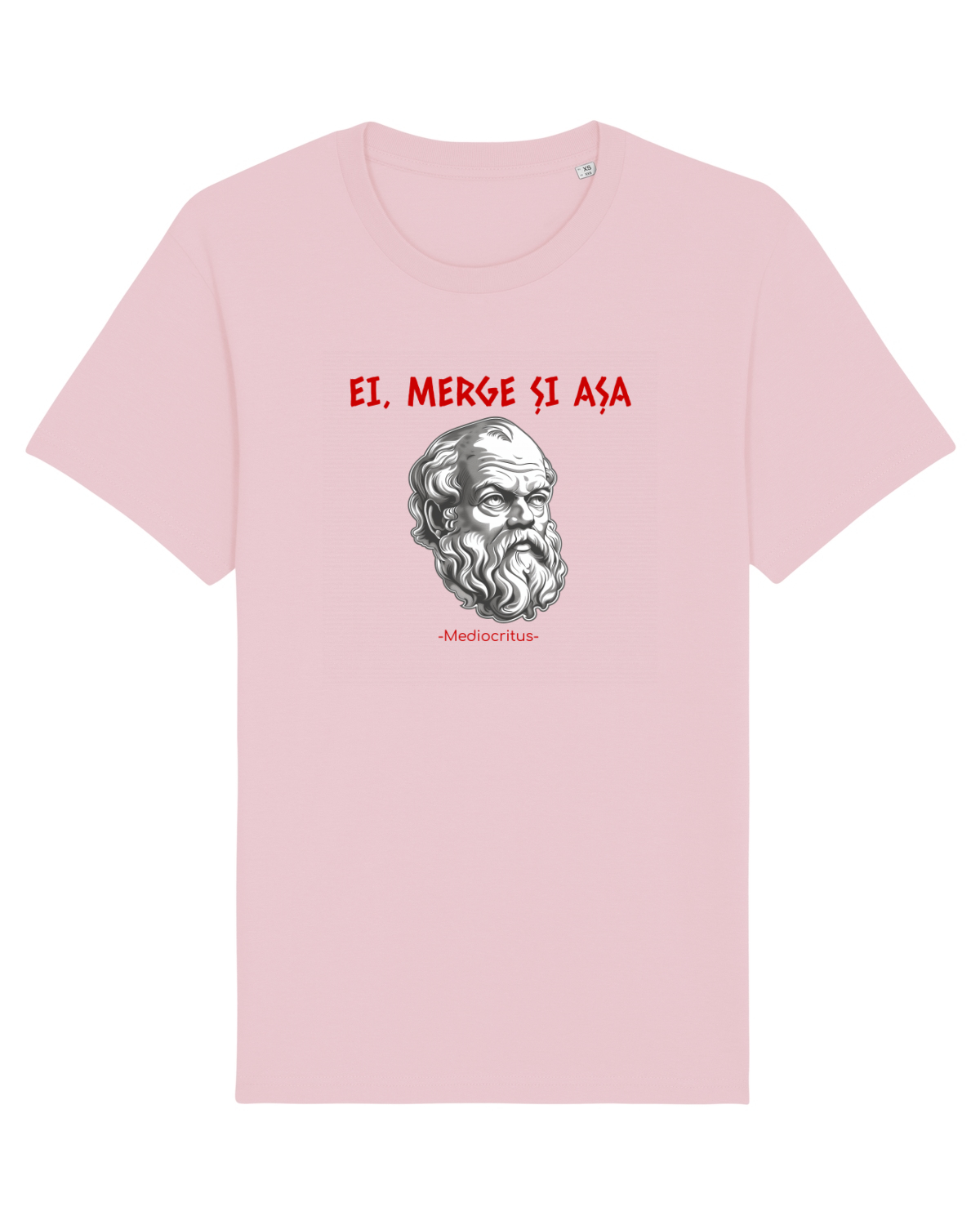 Tricou mânecă scurtă Unisex Rocker Cotton Pink