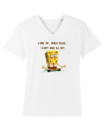 COME ON, INNER PEACE, I DON`T HAVE ALL DAY Tricou mânecă scurtă guler V Bărbat Presenter