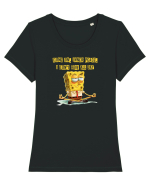 COME ON, INNER PEACE, I DON`T HAVE ALL DAY 2 Tricou mânecă scurtă guler larg fitted Damă Expresser