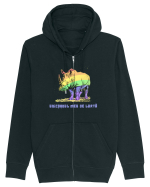 UNICORNUL MEU DE LUPTA Hanorac cu fermoar Unisex Connector