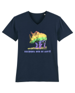 UNICORNUL MEU DE LUPTA Tricou mânecă scurtă guler V Bărbat Presenter