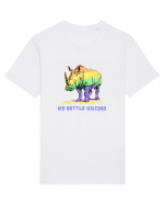 MY BATTLE UNICORN Tricou mânecă scurtă Unisex Rocker
