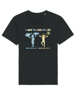 NOBODY GIVES A SHIT... / !!! :)) Tricou mânecă scurtă Unisex Rocker
