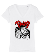 GUTS Berserk Tricou mânecă scurtă guler V Damă Evoker