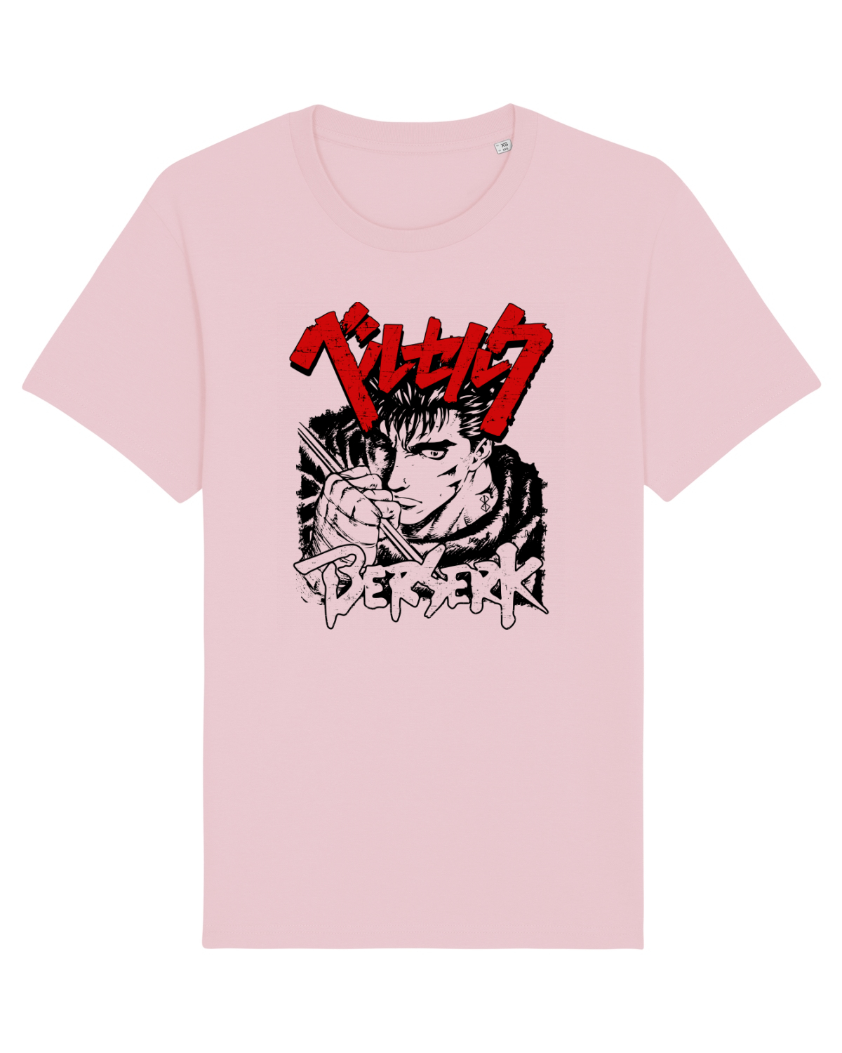 Tricou mânecă scurtă Unisex Rocker Cotton Pink