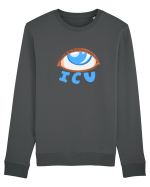 ICU - Te vad Bluză mânecă lungă Unisex Rise
