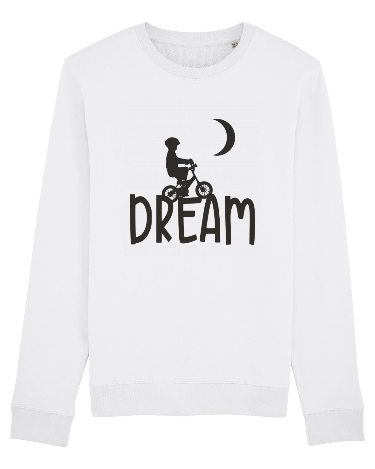 Bluză mânecă lungă Unisex Rise White