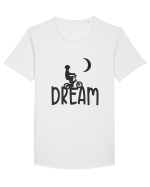 Visează Tricou mânecă scurtă guler larg Bărbat Skater