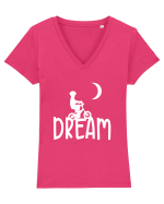 Visează! Tricou mânecă scurtă guler V Damă Evoker
