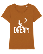 Visează! Tricou mânecă scurtă guler larg fitted Damă Expresser