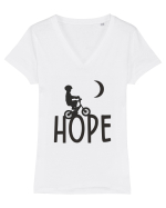 Speră Tricou mânecă scurtă guler V Damă Evoker