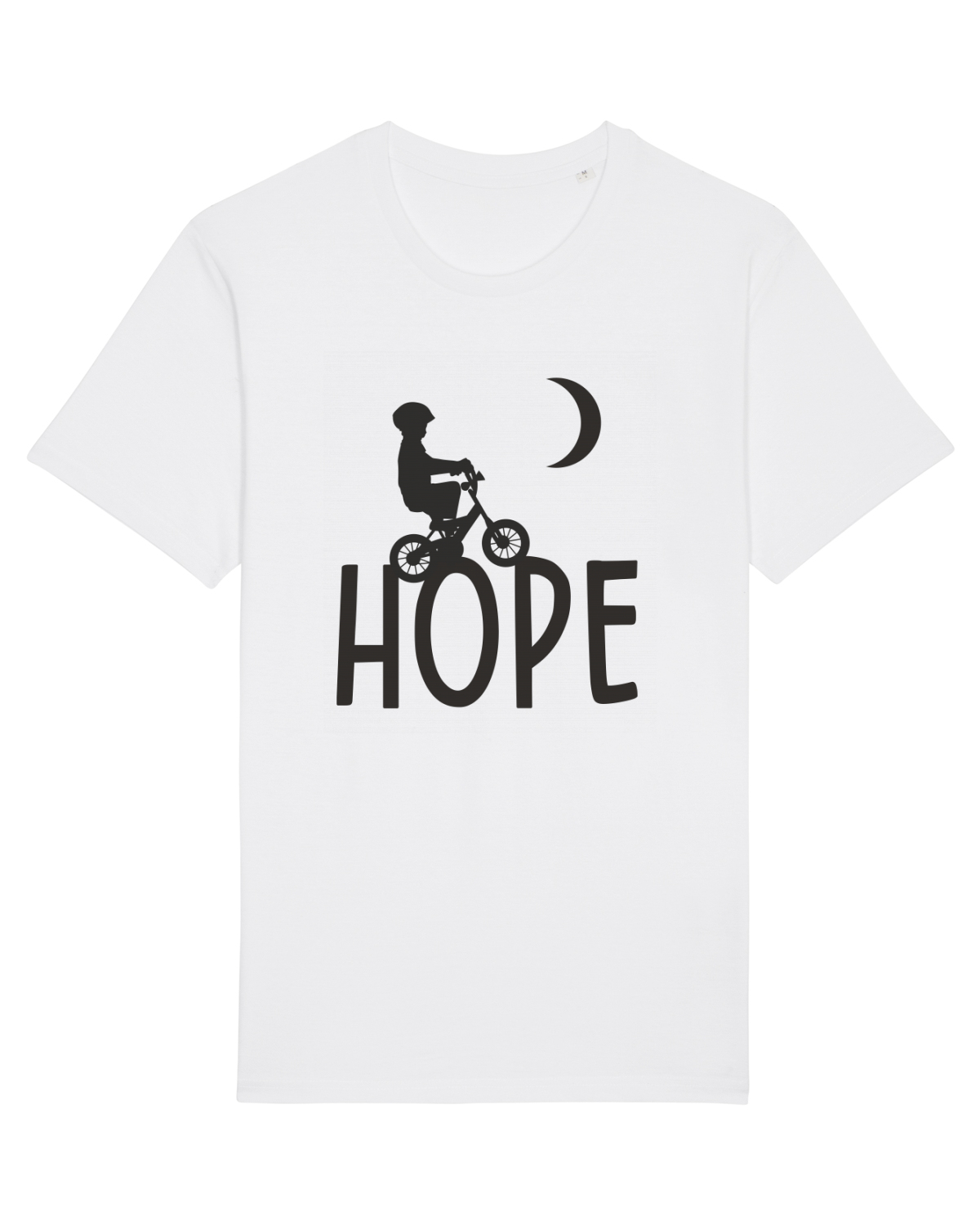 Tricou mânecă scurtă Unisex Rocker White