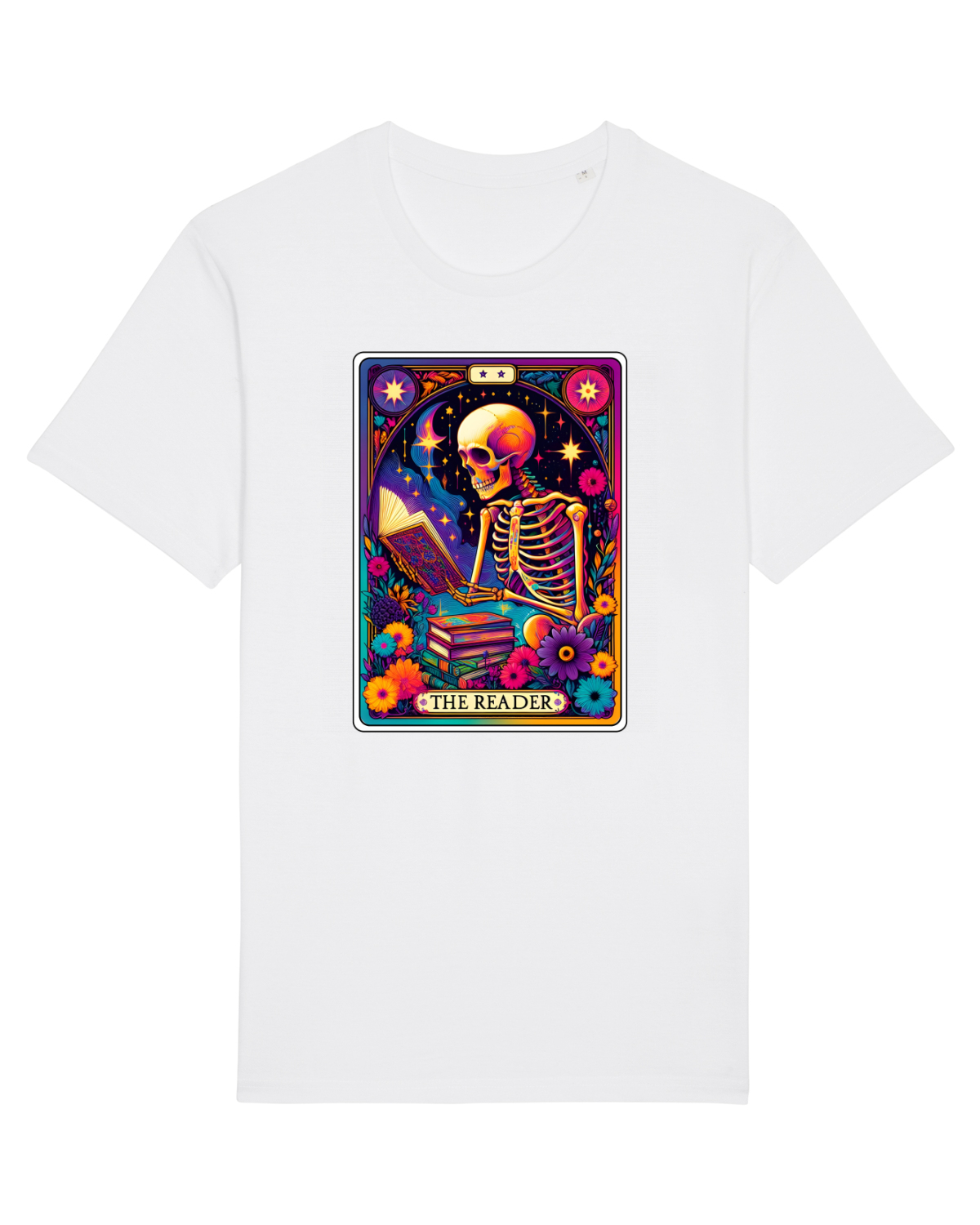 Tricou mânecă scurtă Unisex Rocker White