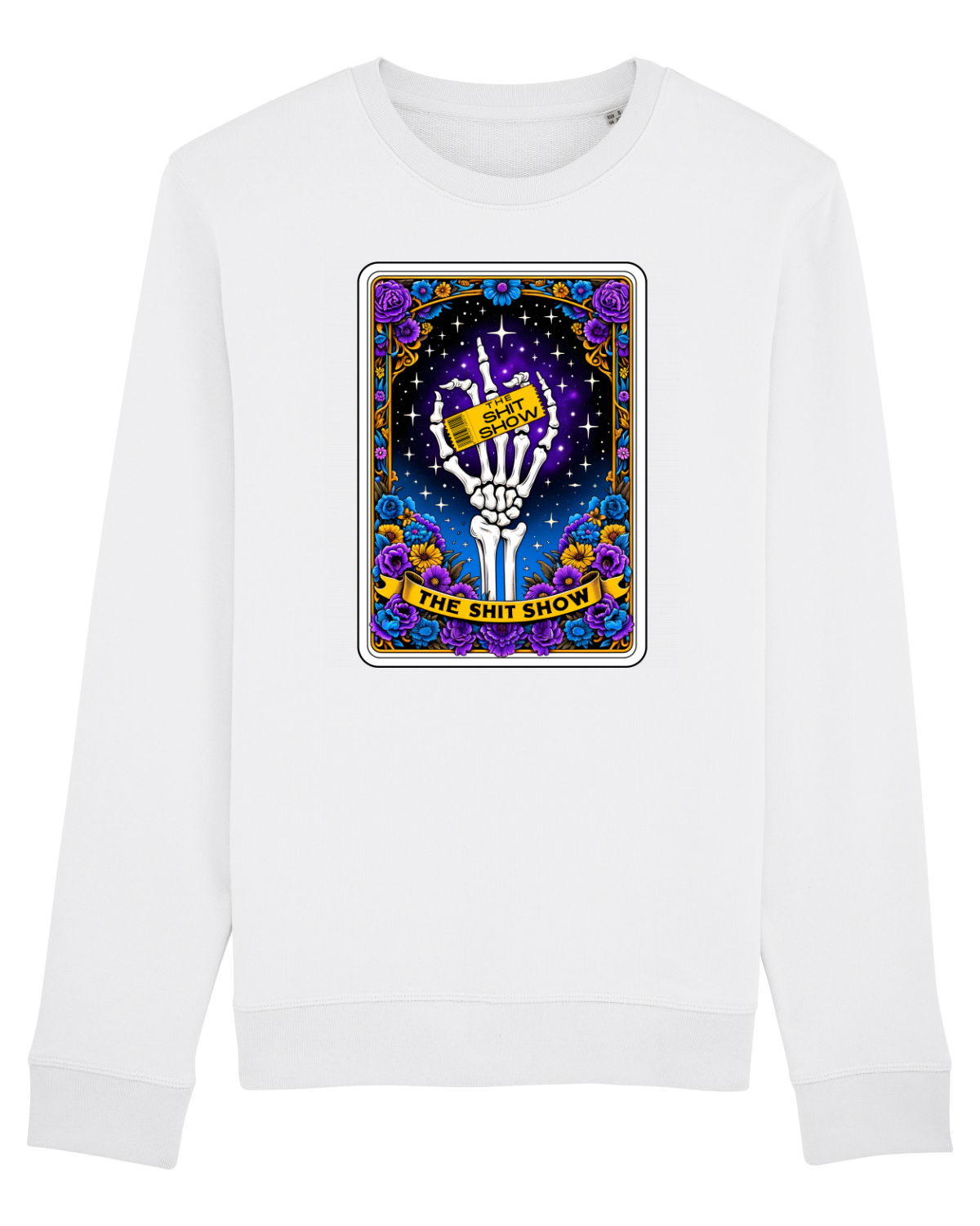 Bluză mânecă lungă Unisex Rise White