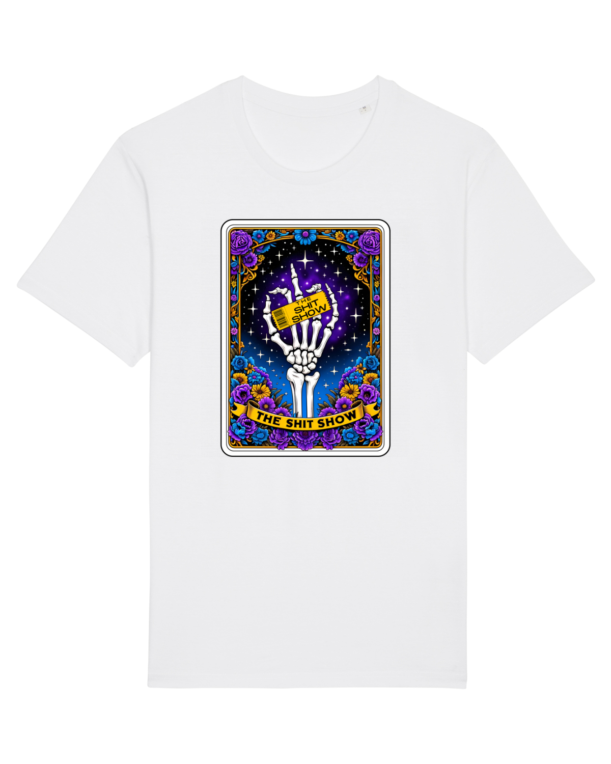 Tricou mânecă scurtă Unisex Rocker White
