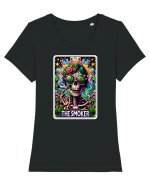 The Smoker Tricou mânecă scurtă guler larg fitted Damă Expresser