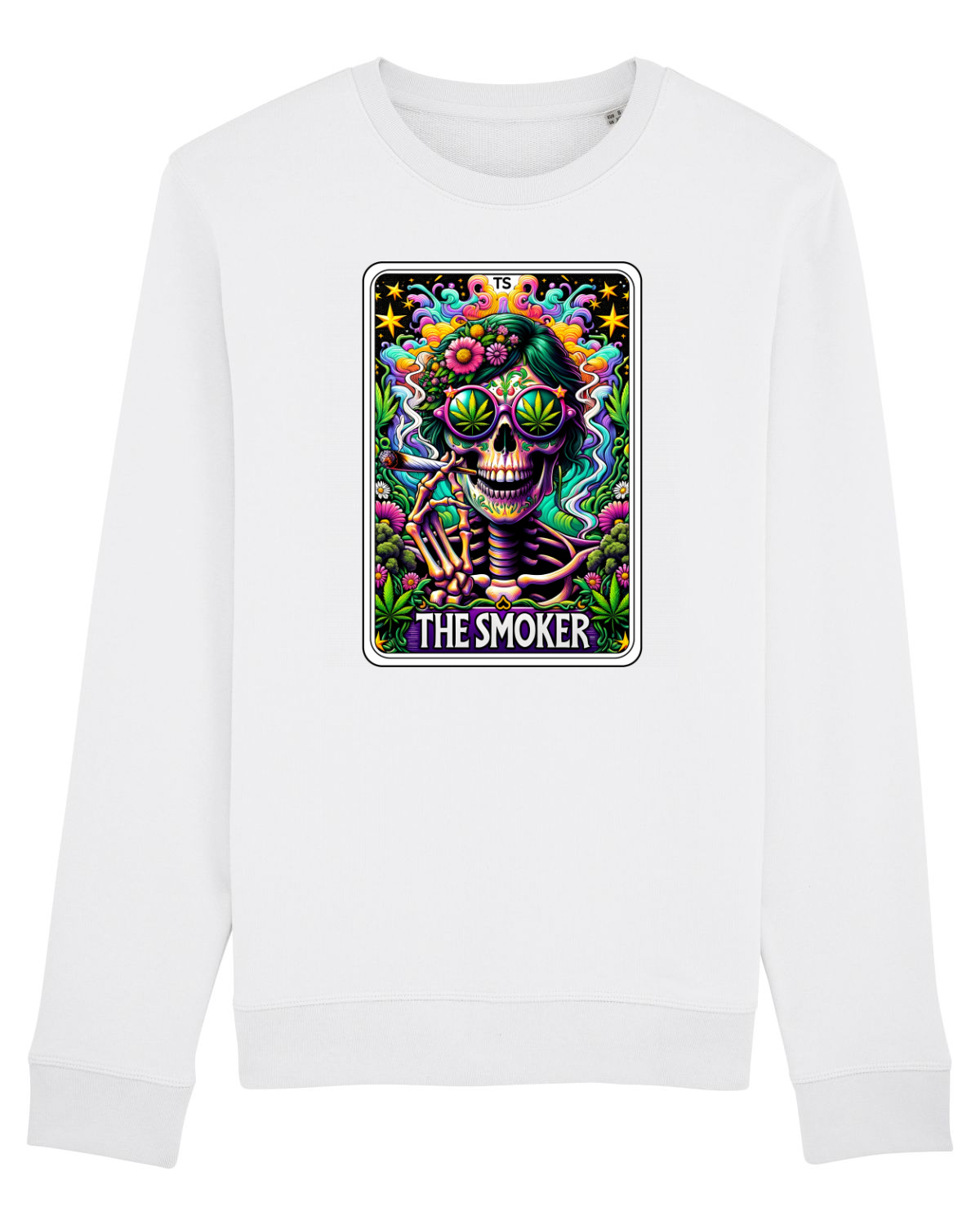 Bluză mânecă lungă Unisex Rise White