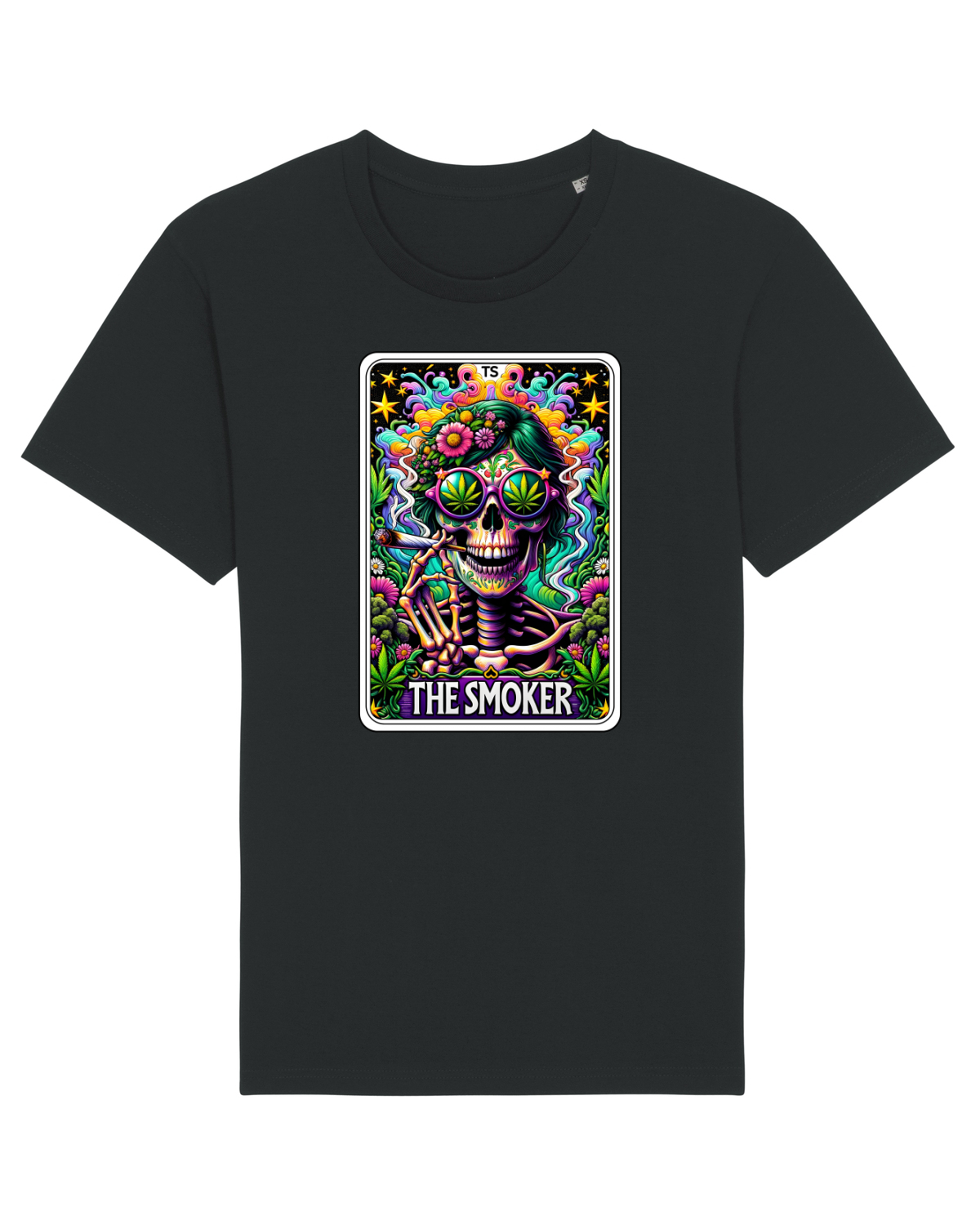 Tricou mânecă scurtă Unisex Rocker Black