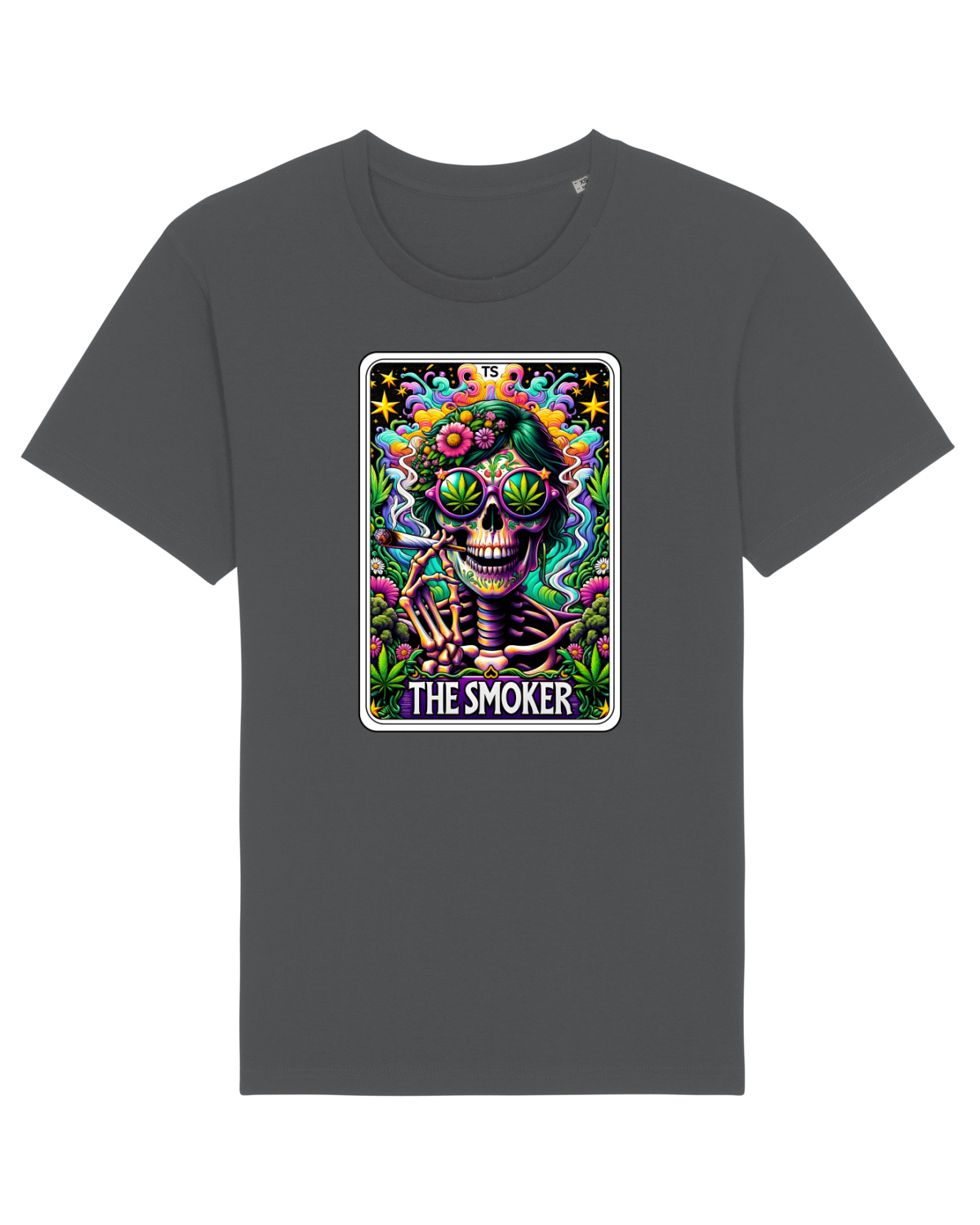 Tricou mânecă scurtă Unisex Rocker Anthracite