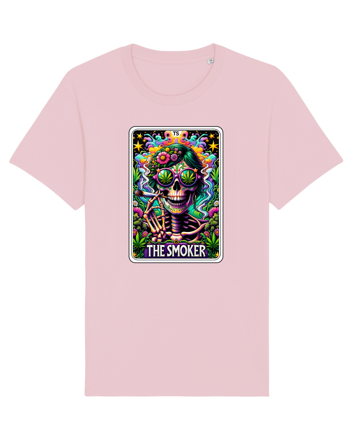 Tricou mânecă scurtă Unisex Rocker Cotton Pink