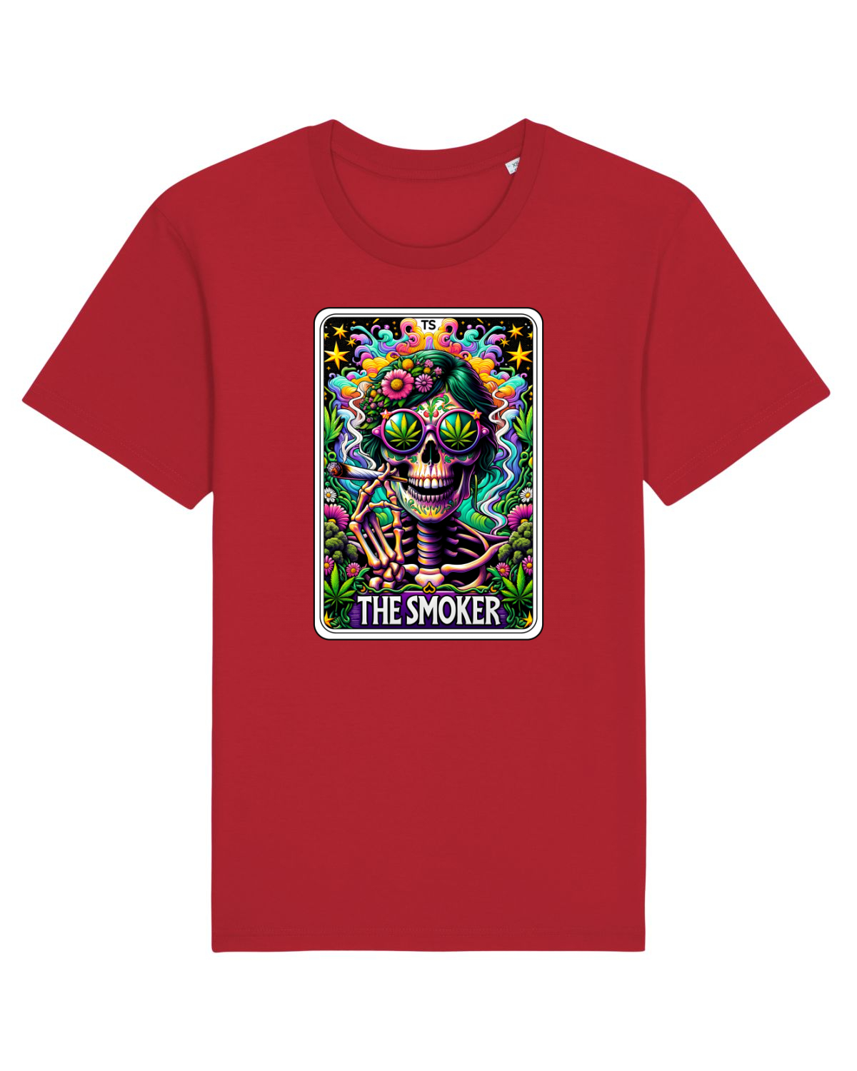 Tricou mânecă scurtă Unisex Rocker Red
