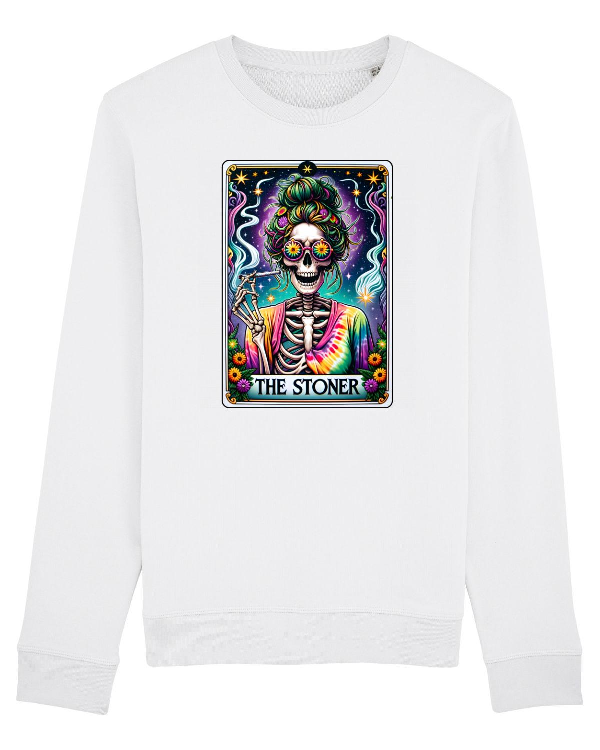 Bluză mânecă lungă Unisex Rise White