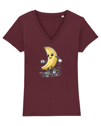 Banană Skate Skateboarding Burgundy