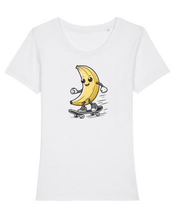 Banană Skate Skateboarding White