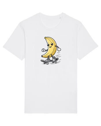 Banană Skate Skateboarding White