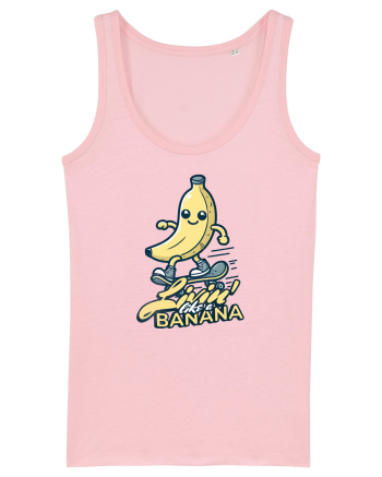 Banană Skate Skateboarding - Trăind Visul Ca o Banană Cotton Pink