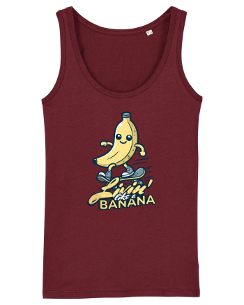 Banană Skate Skateboarding - Trăind Visul Ca o Banană Burgundy