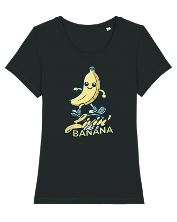Banană Skate Skateboarding - Trăind Visul Ca o Banană Black