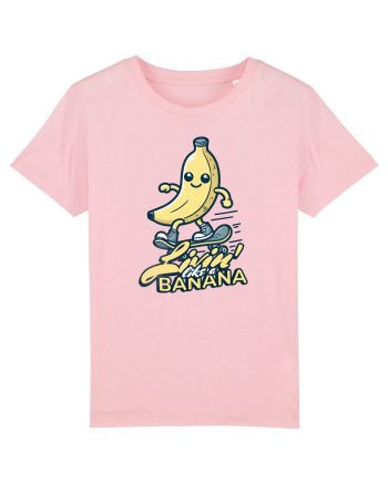 Banană Skate Skateboarding - Trăind Visul Ca o Banană Cotton Pink