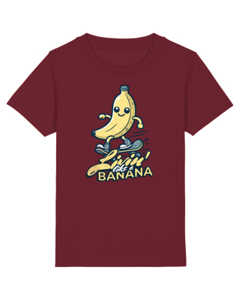 Banană Skate Skateboarding - Trăind Visul Ca o Banană Burgundy