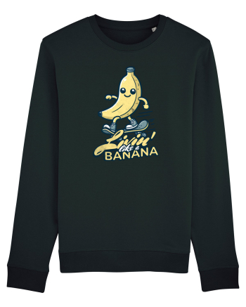 Banană Skate Skateboarding - Trăind Visul Ca o Banană Black