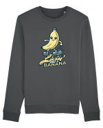 Banană Skate Skateboarding - Trăind Visul Ca o Banană Bluză mânecă lungă Unisex Rise