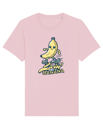 Banană Skate Skateboarding - Trăind Visul Ca o Banană Cotton Pink