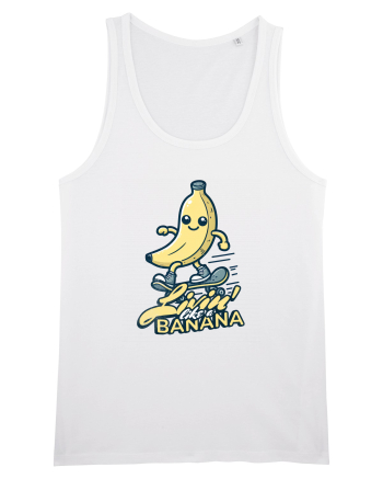 Banană Skate Skateboarding - Trăind Visul Ca o Banană White