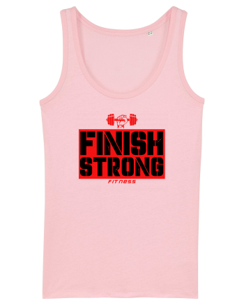 Finish Strong Fitness Cotton Pink