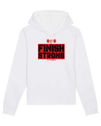 Finish Strong Fitness White