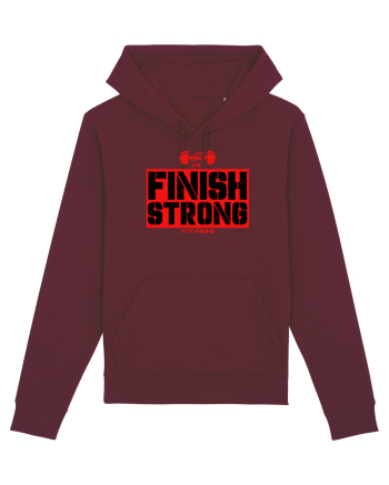 Finish Strong Fitness Burgundy