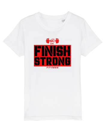 Finish Strong Fitness White