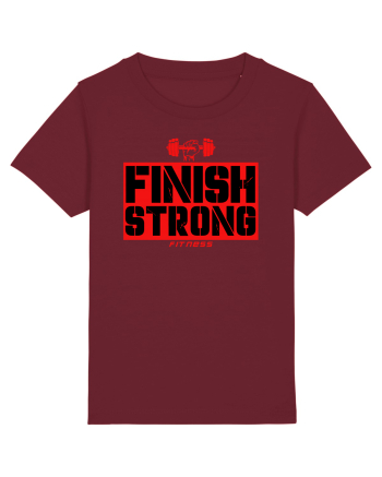 Finish Strong Fitness Burgundy